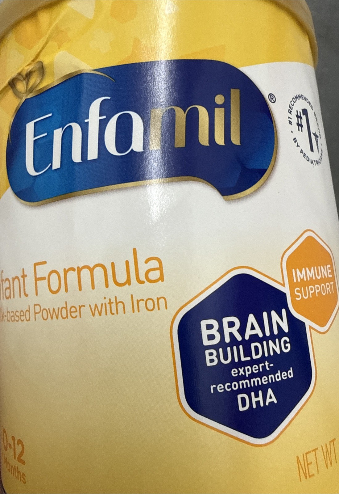 9 Cans Enfamil Infant Formula, Milk-based Powder Dented 12.5 OZ Cans Exp 2027 9 Cans Enfamil Infant Formula, Milk-based Powder Dented 12.5 OZ Cans Exp 2027