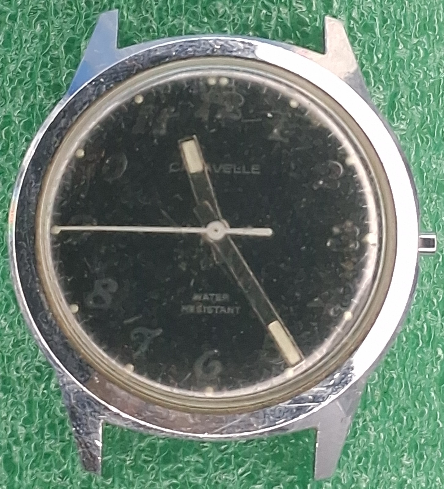 Lot W2341 Men\'s Caravelle Manual Wind Up Movement Vintage Watch Parts 