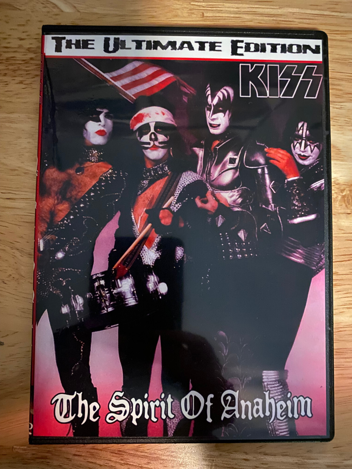 KISS - The Spirit of Anahiem \'76 Live DVD Gene Simmons Ace Frehley Paul Stanley