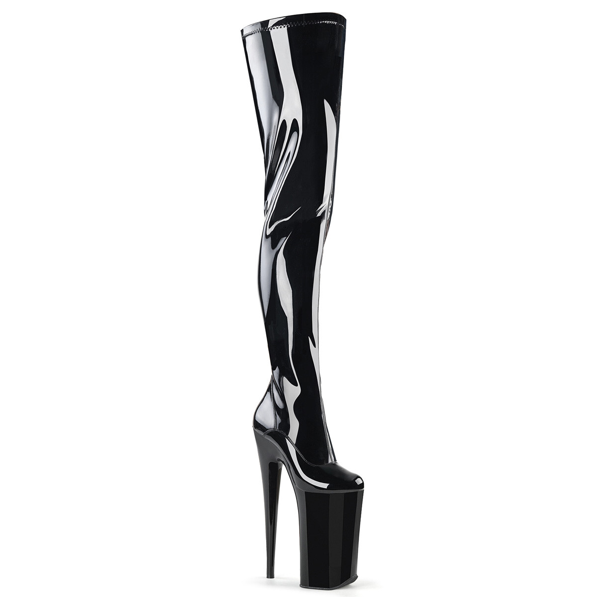 PLEASER BEYOND-4000 Women\'s Black Patent 10\