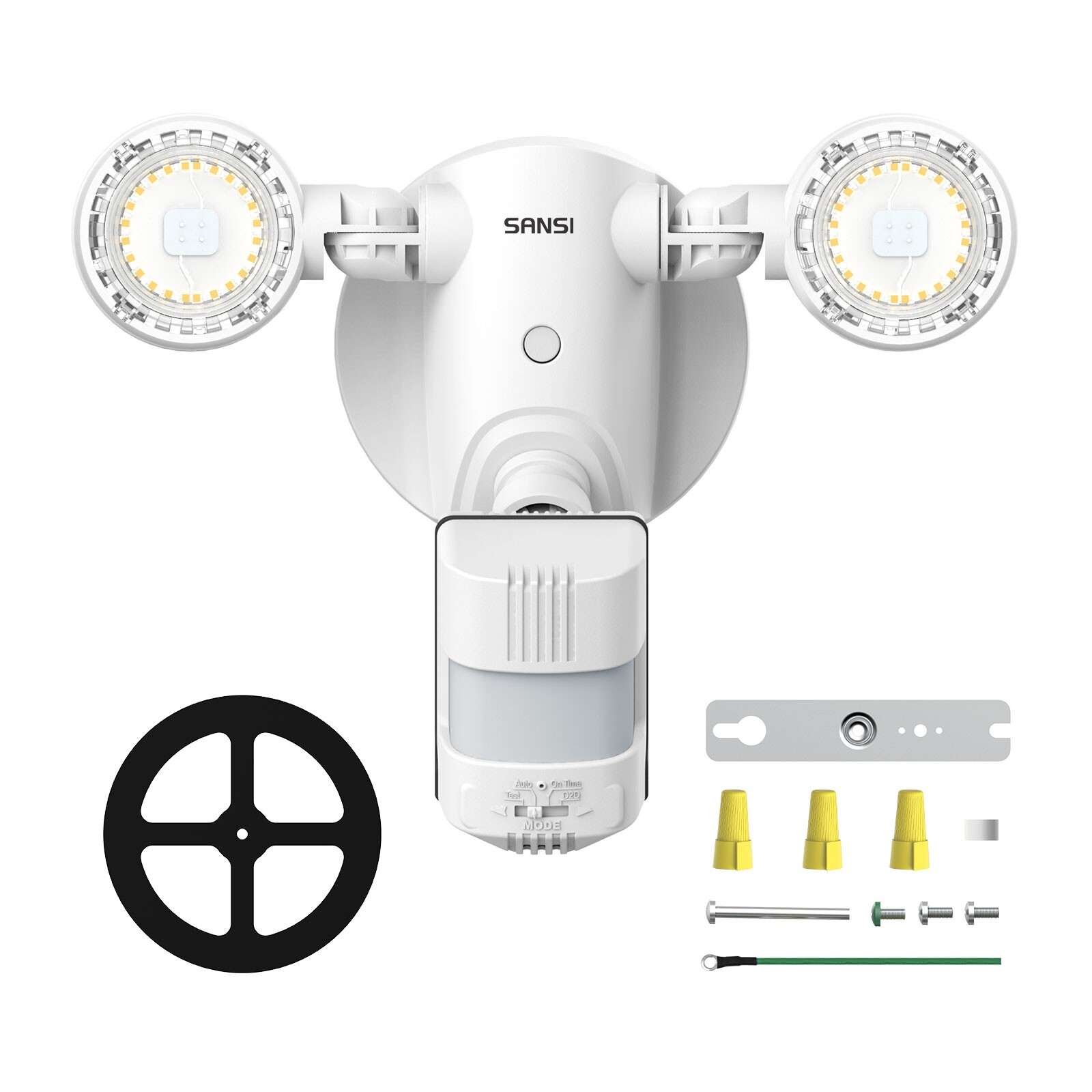200W-1000W SANSI LED Motion Detector Lights for Outside Home Yard Wall Lamp IP65