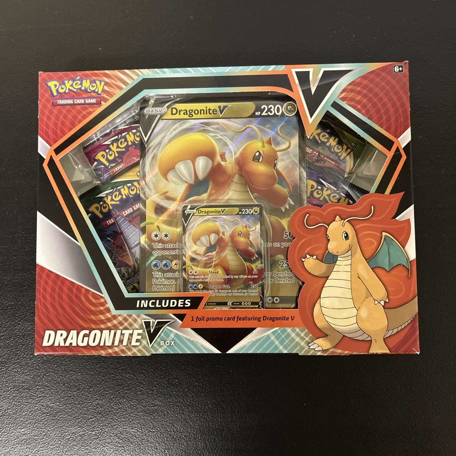 Pokemon TCG: Dragonite V Box Collection New Factory Sealed W/Evolving Skies Pokemon TCG: Dragonite V Box Collection New Factory Sealed W/Evolving Skies