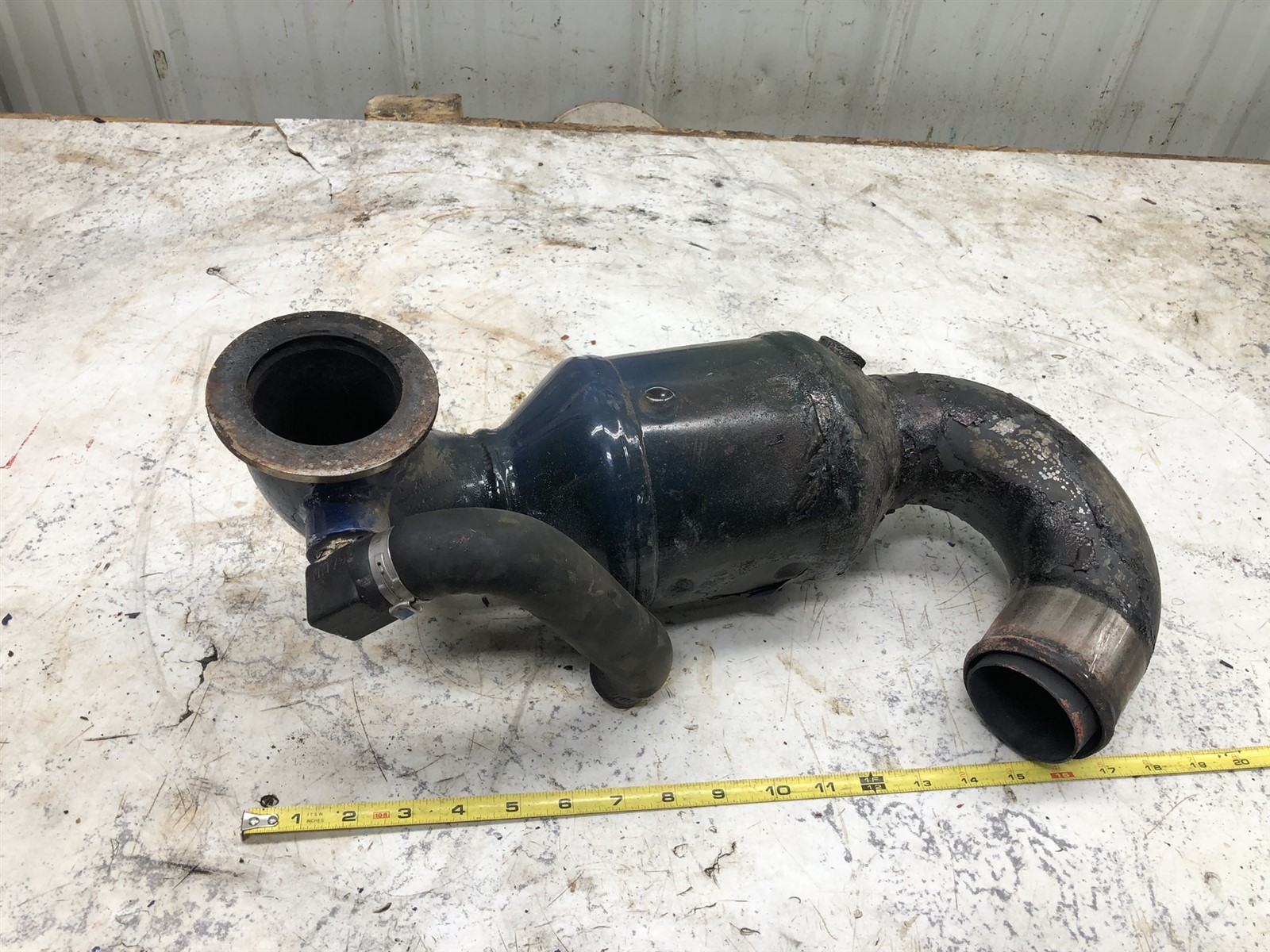 Indmar Raptor 6.2 L 440 V8 Engine exhaust elbow muffler pipe catalytic converter