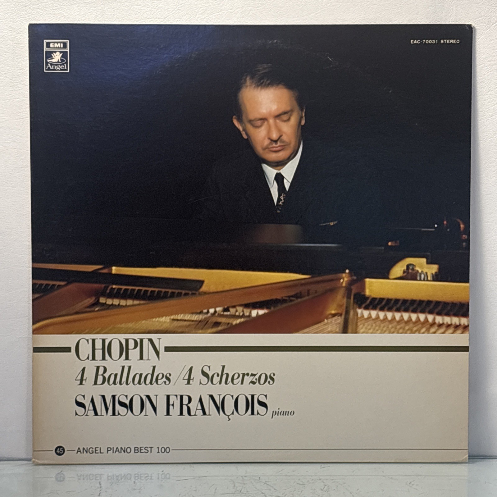 Chopin 4 Ballades 4 Scherzos Samson Francois Japan Angel EAC-70031 LP VG Chopin 4 Ballades 4 Scherzos Samson Francois Japan Angel EAC-70031 LP VG