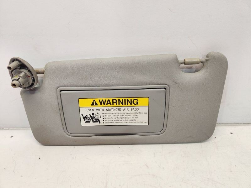 2009-2014 Honda Fit Left Driver Sun Visor Assembly Gray OEM