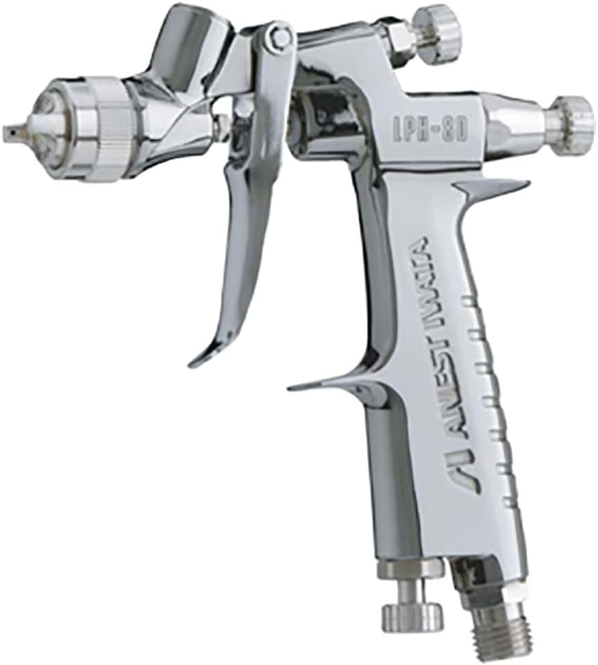 ANEST IWATA LPH-80-124G 1.2mm E4 Gravity Spray Gun no Cup HVLP Spray Guns LPH80 ANEST IWATA LPH-80-124G 1.2mm E4 Gravity Spray Gun no Cup HVLP Spray Guns LPH80