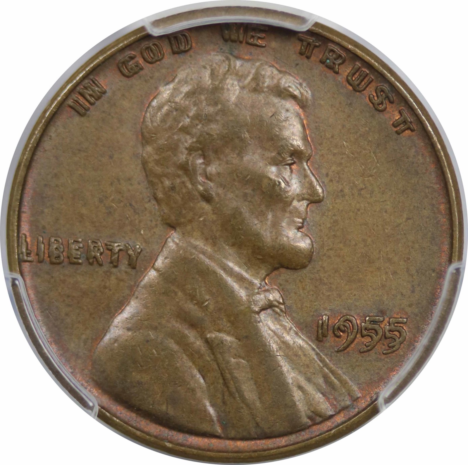 1955 DDO 1C PCGS AU 58 (Double Die Obverse) Lincoln Wheat Penny+++++ 1955 DDO 1C PCGS AU 58 (Double Die Obverse) Lincoln Wheat Penny+++++