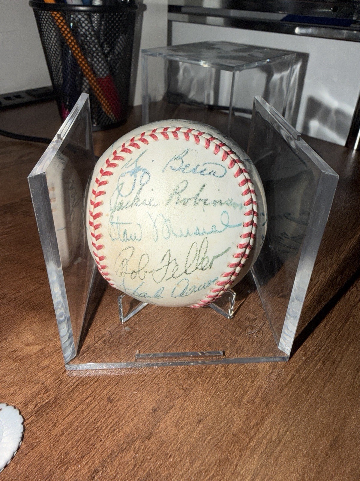 Jackie Robinson, Mickey Mantle, Ted Williams, + More Signed Baseball NO COA