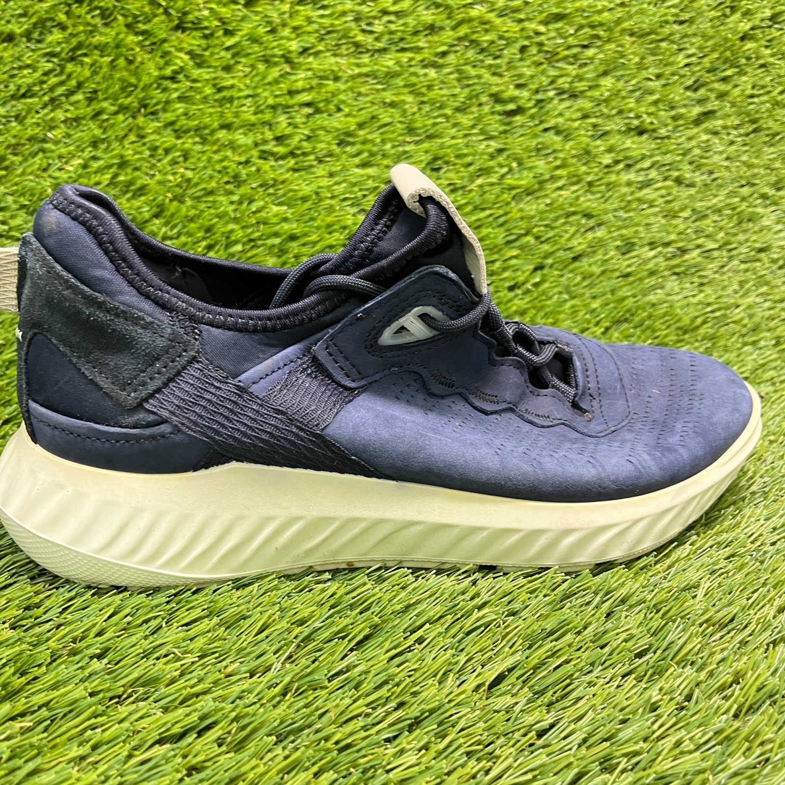 Ecco ST.1 Lite Mens Size 5-5.5 Navy Blue Athletic Running Lace Up Shoes Sneakers