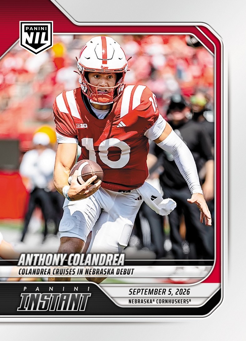 2026 Panini Instant NIL #1-ACO Anthony Colandrea Nebraska Cornhuskers PRESALE