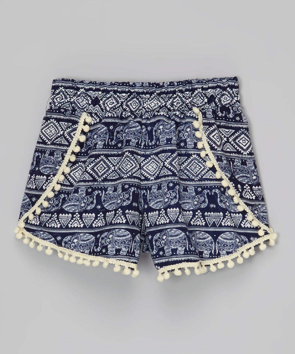Girls Shorts - Pom Poms
