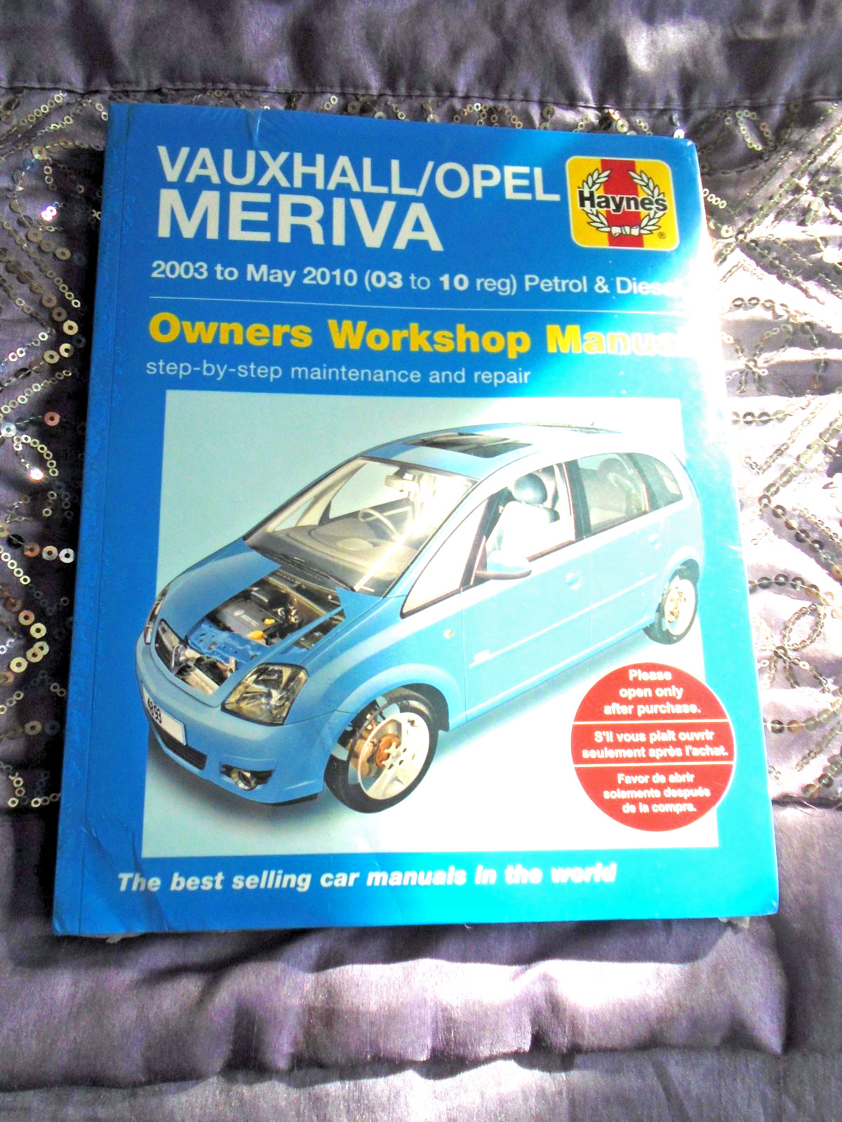 HAYNES VAUXHALL MERIVA A MPV  2003 TO 2010 / 03 010 / INC DIESELS NEW IN SEAL