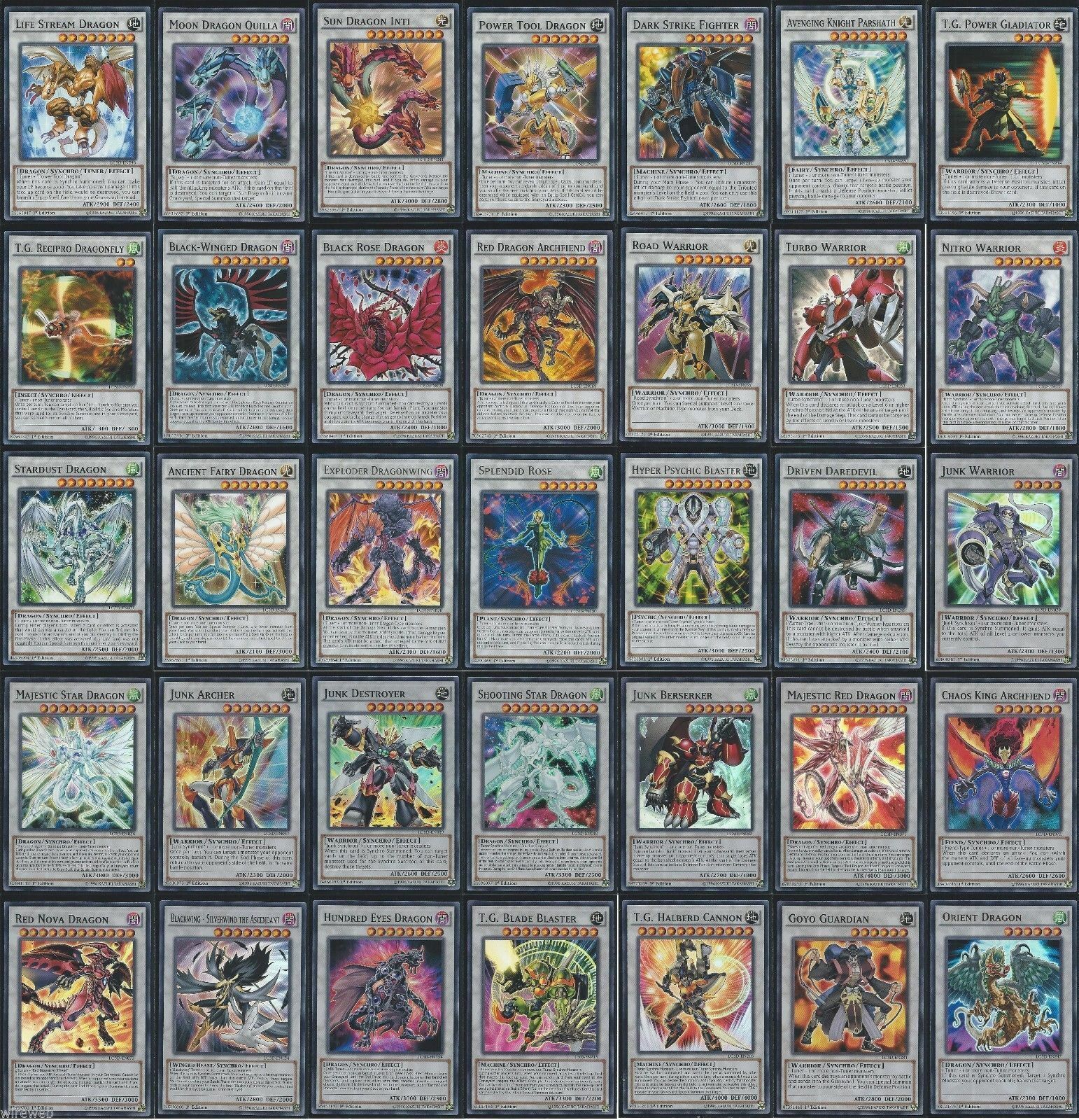 Yugioh Synchro Packs (GHOST RARE, ULTRA RARE, ULTIMATE RARE) **HOT** + Bonus