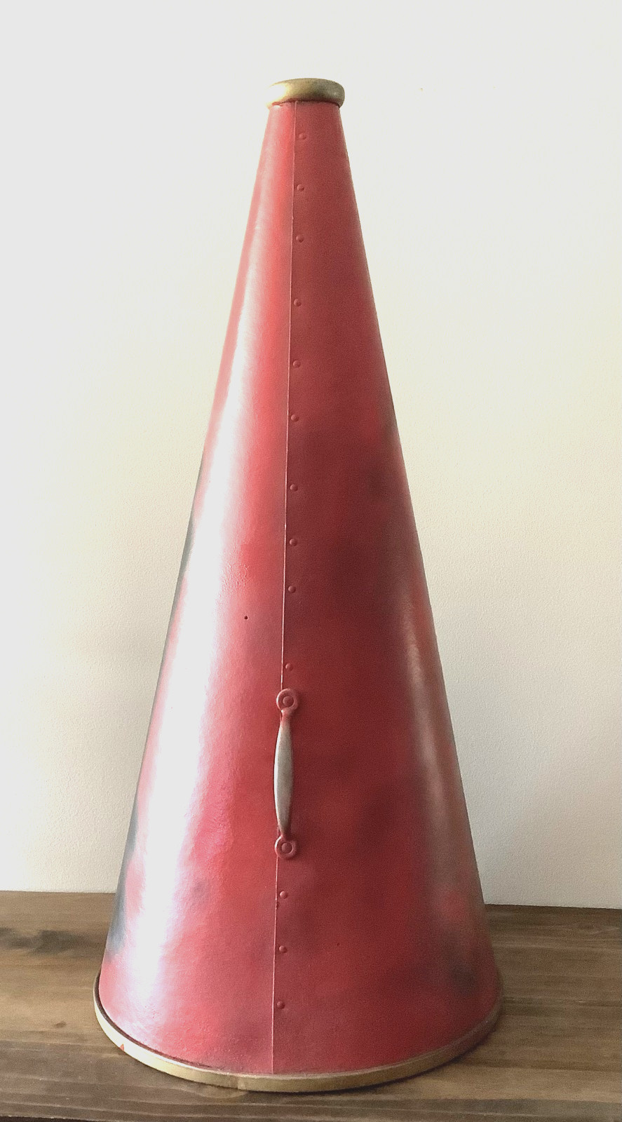 Vintage Riveted Megaphone - 28.5\