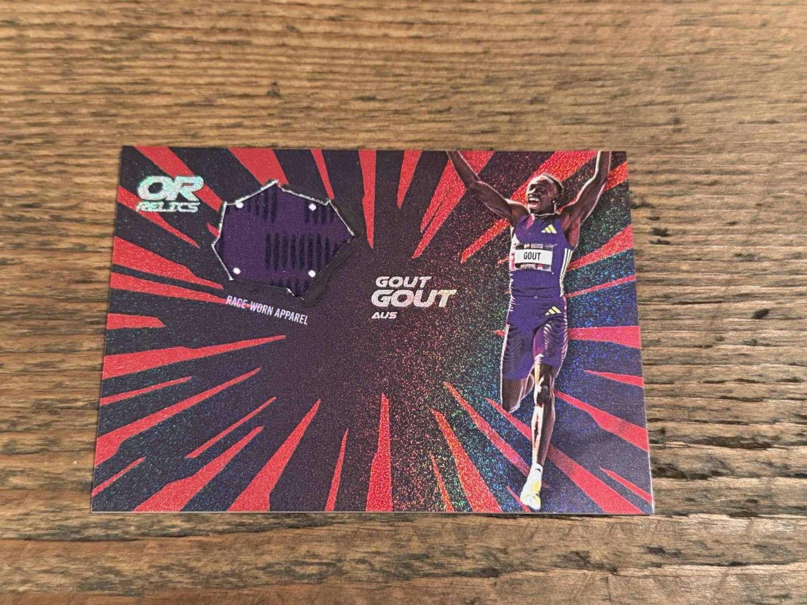Gout Gout 2026 Onyx Rips Track & Field Race Worn Relic ORBR- GOGO Australia Gout Gout 2026 Onyx Rips Track & Field Race Worn Relic ORBR- GOGO Australia