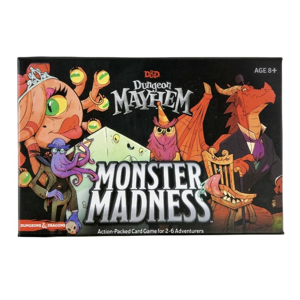 Share Dungeon Mayhem Board Game Cards Monster Madness Card English Toy Gift