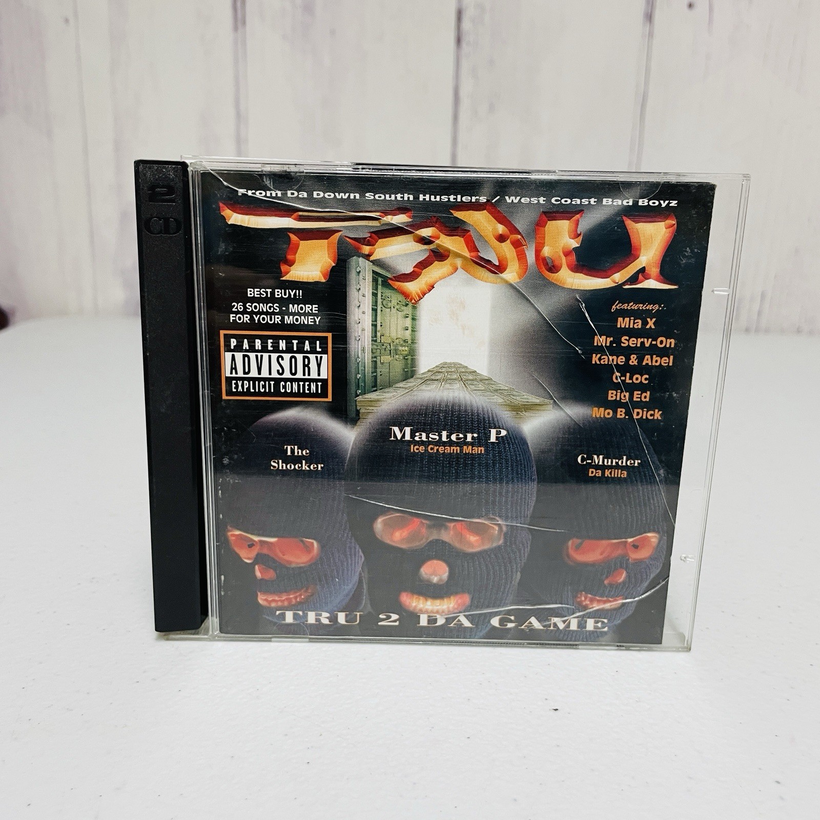 TRU - Tru 2 Da Game (2 Disc CD, 1997) Master P, C-Murder, Silk, No Limit Records