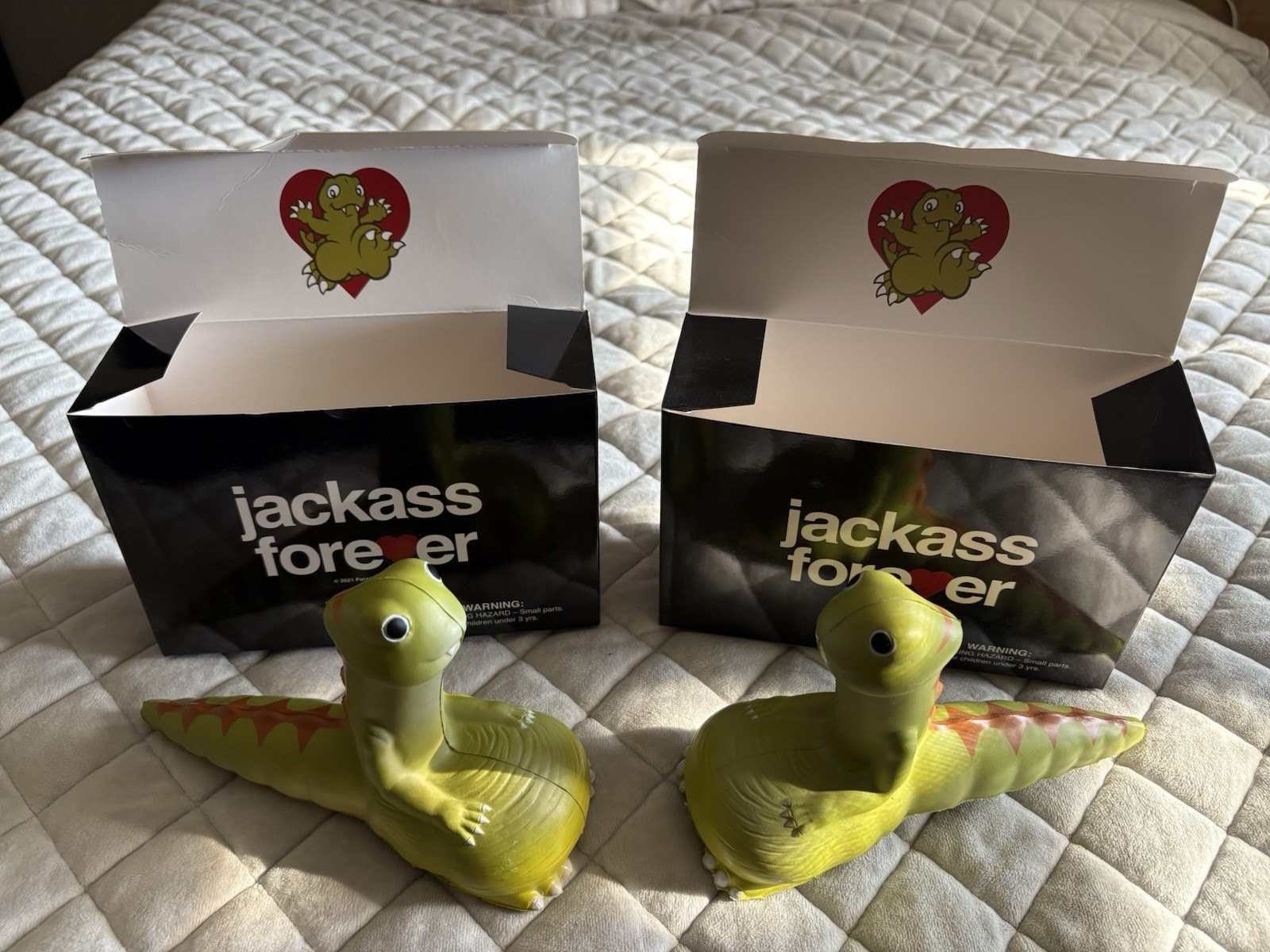 Jackass Forever Movies Promotional Figure/Toy Set 2 Pcs with Boxes Original OBO