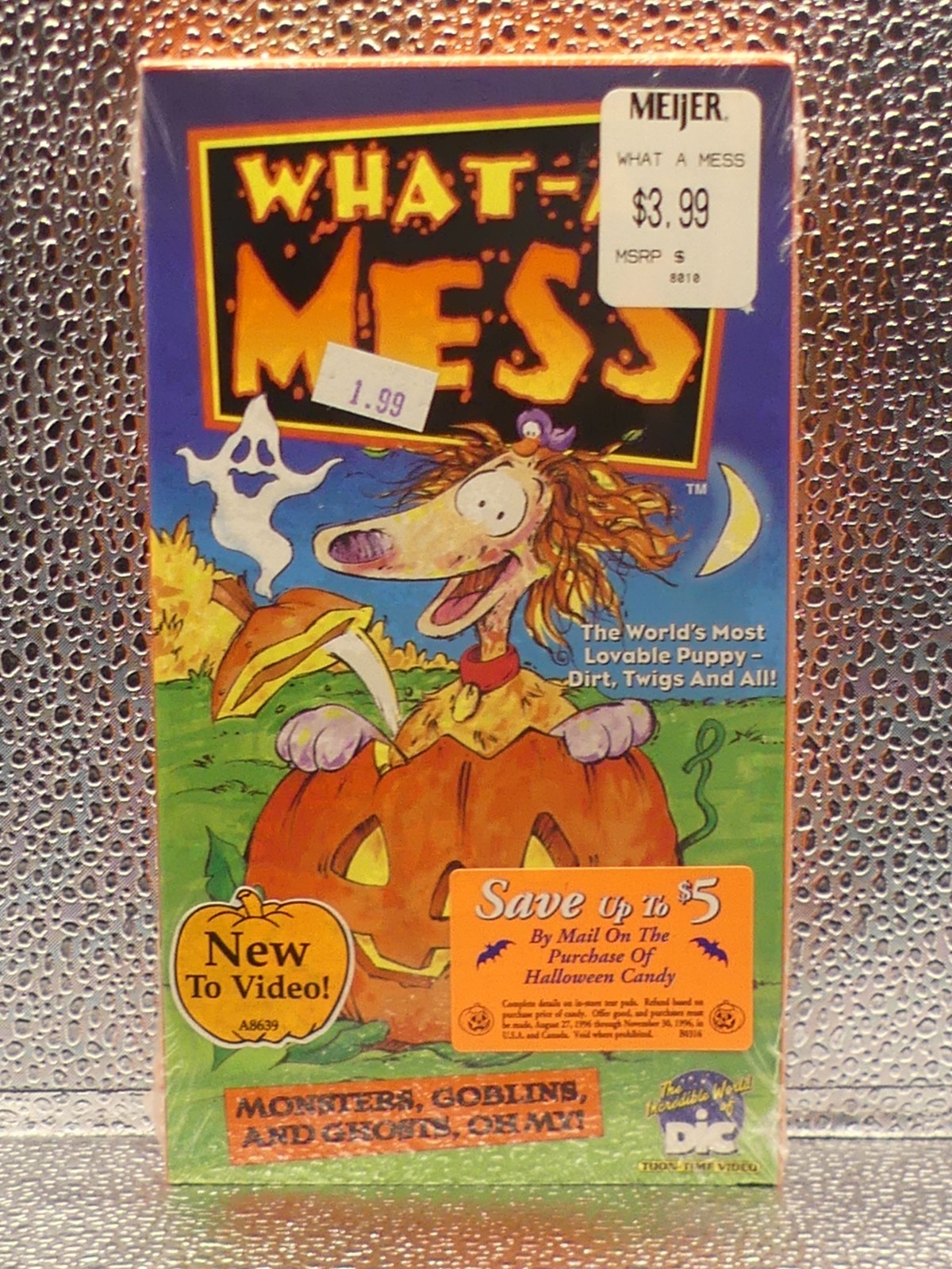What-A-Mess Monsters, Goblins, And Ghosts, Oh My NR CC VHS New Factory Sealed