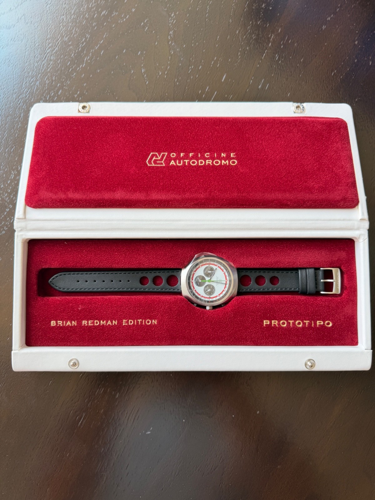 Autodromo Prototipo Brian Redman Edition Stainless Steel Watch - NEW Unworn