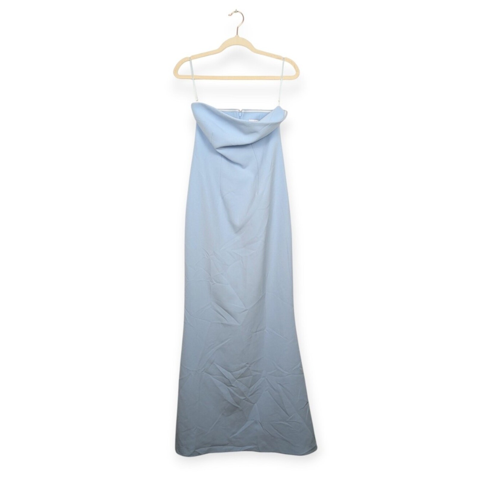 Safiyaa Strapless Gown 6 Pale Blue Soshin Full Length Dress NWT Safiyaa Strapless Gown 6 Pale Blue Soshin Full Length Dress NWT
