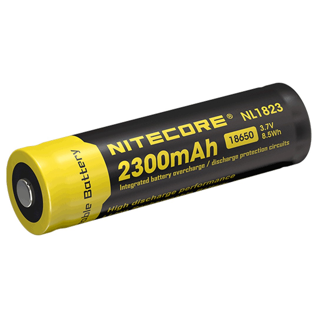 Nitecore NL1823, 2300mAh Rechargeable Lithium Battery