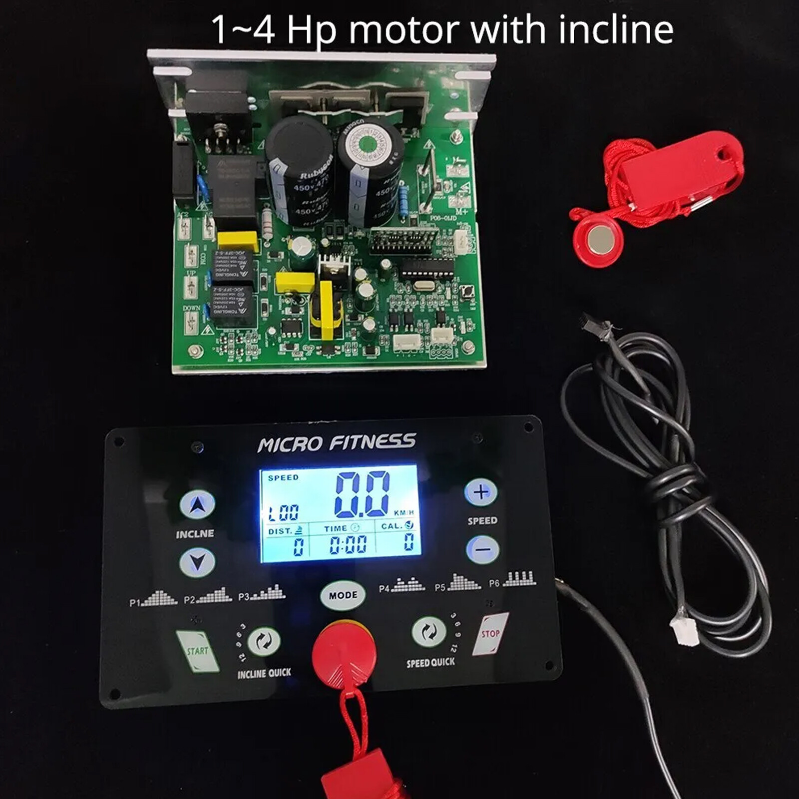 Universal Treadmill Controller Circuit Board Treadmill Console Display 1HP-4.0HP
