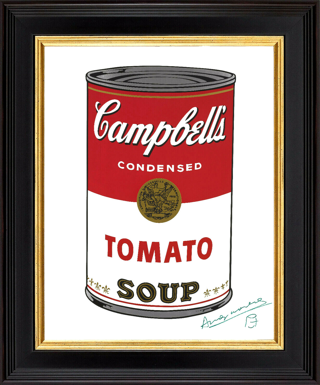 Andy Warhol Original 1984 Signed Campbell\'s Tomato Soup Can -20\