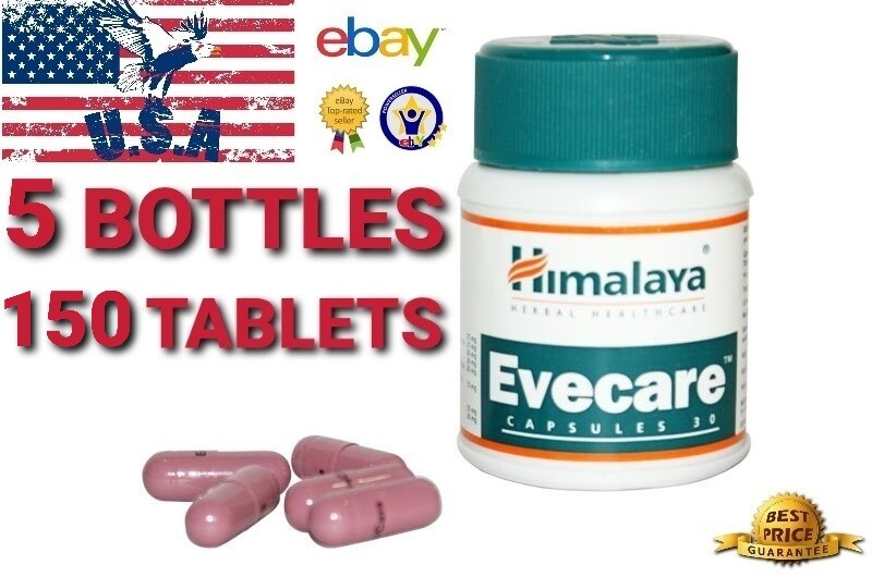 EVECARE Himalaya 5 BOX Himalaya  150 Capsules Vegetarian Botanical 100%Pure Herb