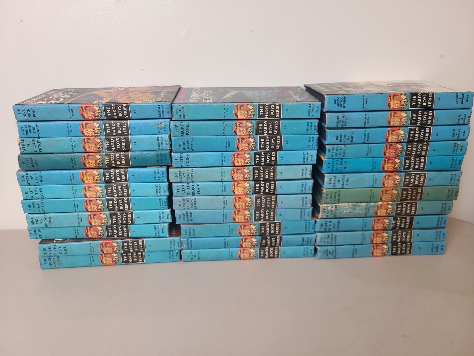 Vintage The Hardy Boys Series Hardcover Books Lot Of 33