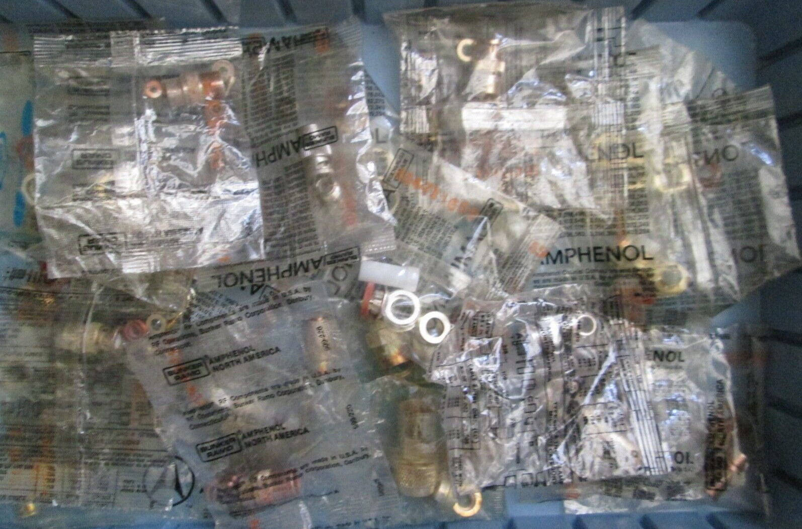 Amphenol RF Connectors & parts US Made Factory sealed bags N-type & TNC plug