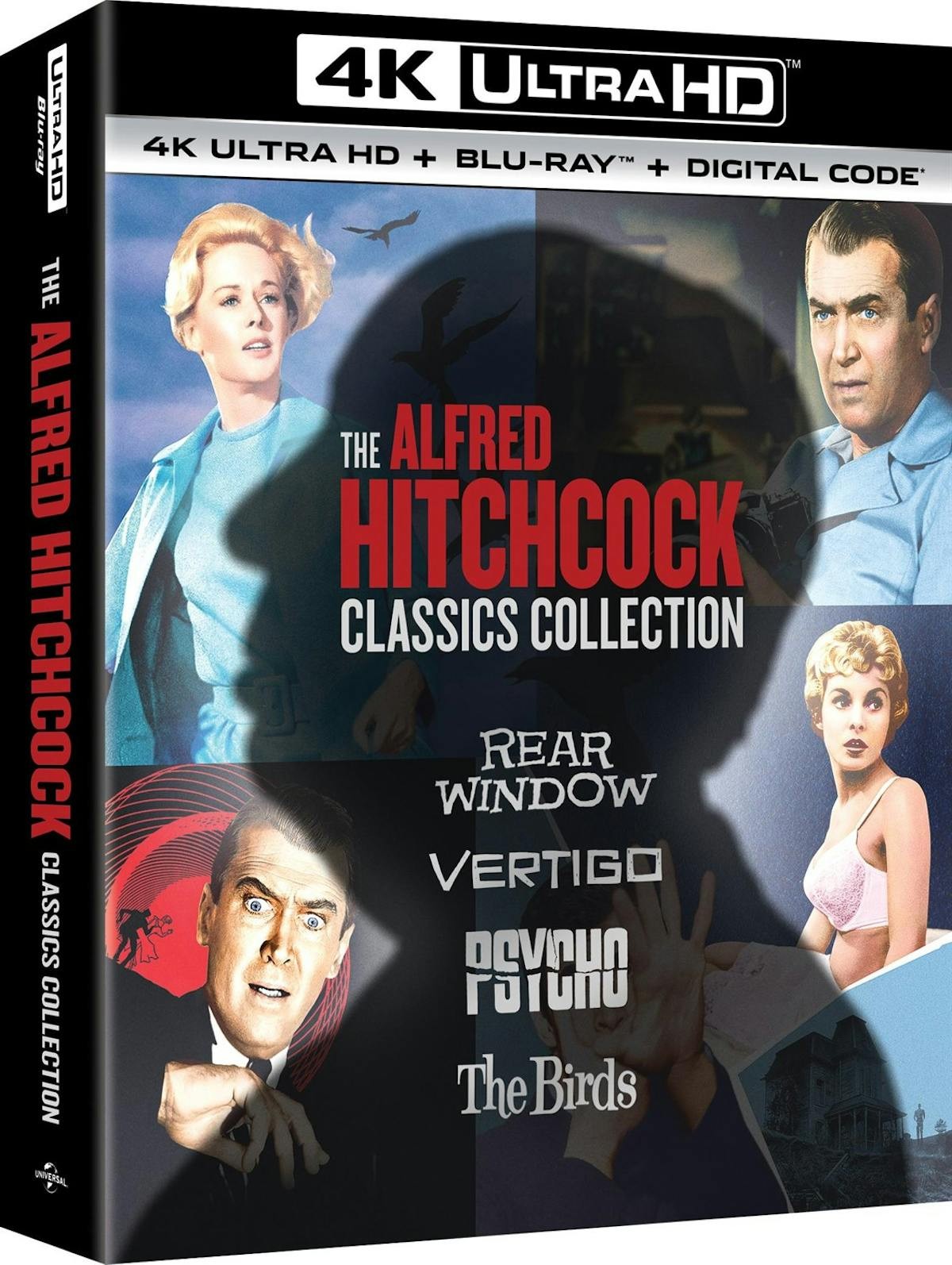 The Alfred Hitchcock Classics Collection 4K UHD Blu-ray James Stewart NEW