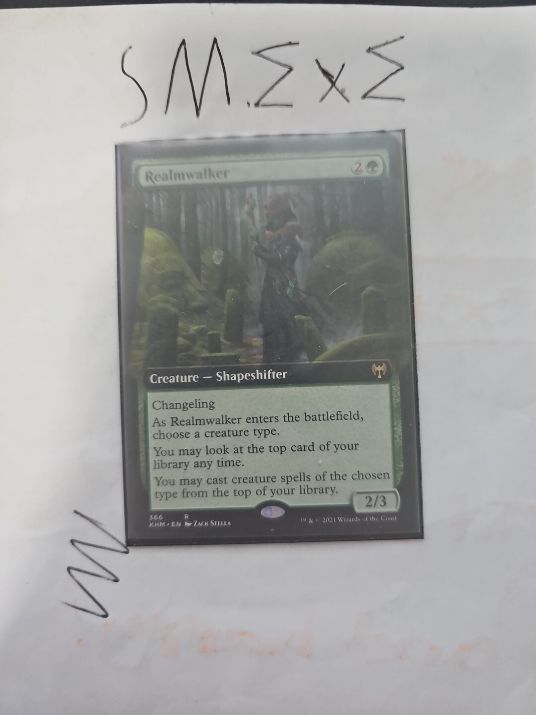 Realmwalker (Extended Art) Kaldheim Regular, near-Mint Realmwalker (Extended Art) Kaldheim Regular, near-Mint