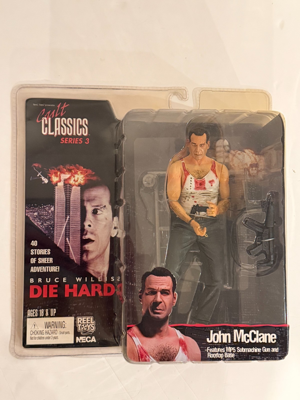 NECA John McClane Bruce Willis Figure Die Hard Cult Classics Series 3