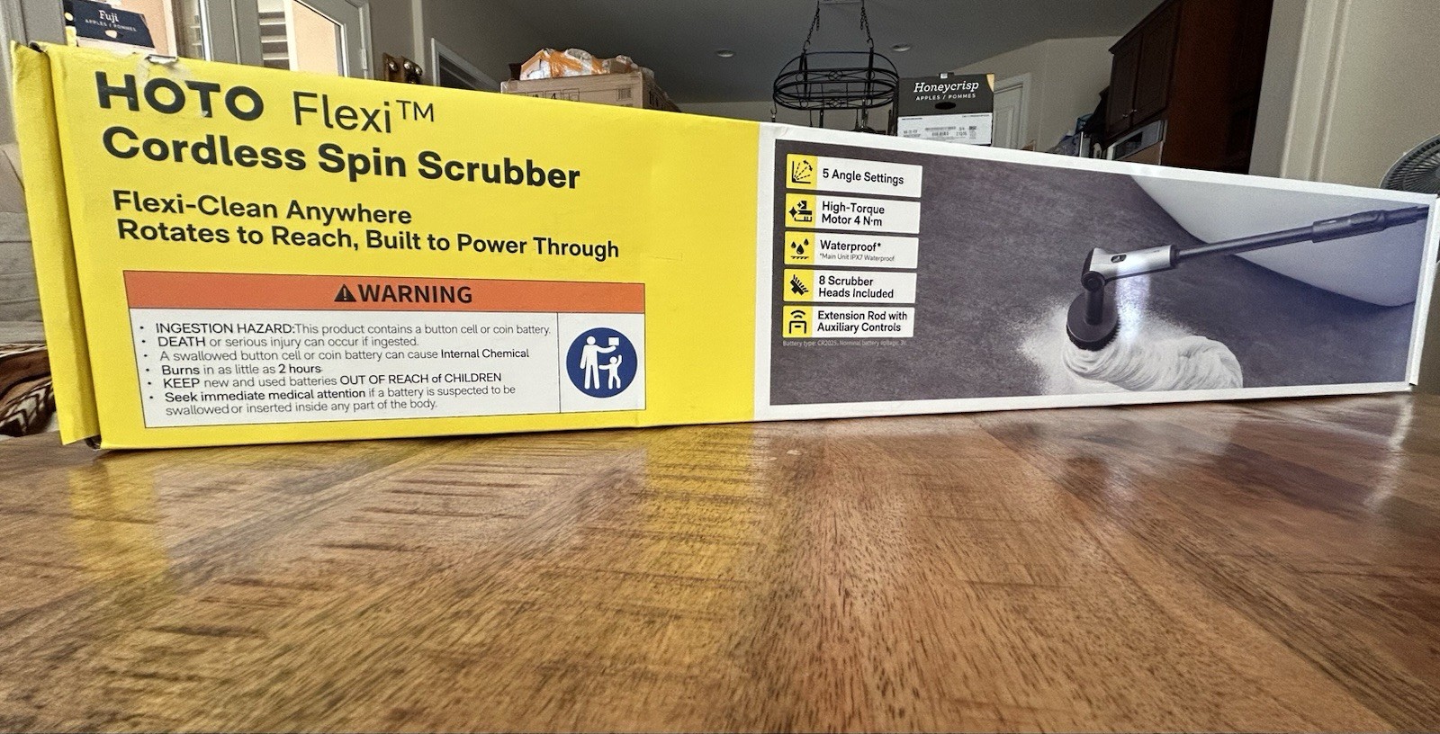 HOTO Flexi Cordless Spin Scrubber 4x Cleaning Power New In Box HOTO Flexi Cordless Spin Scrubber 4x Cleaning Power New In Box