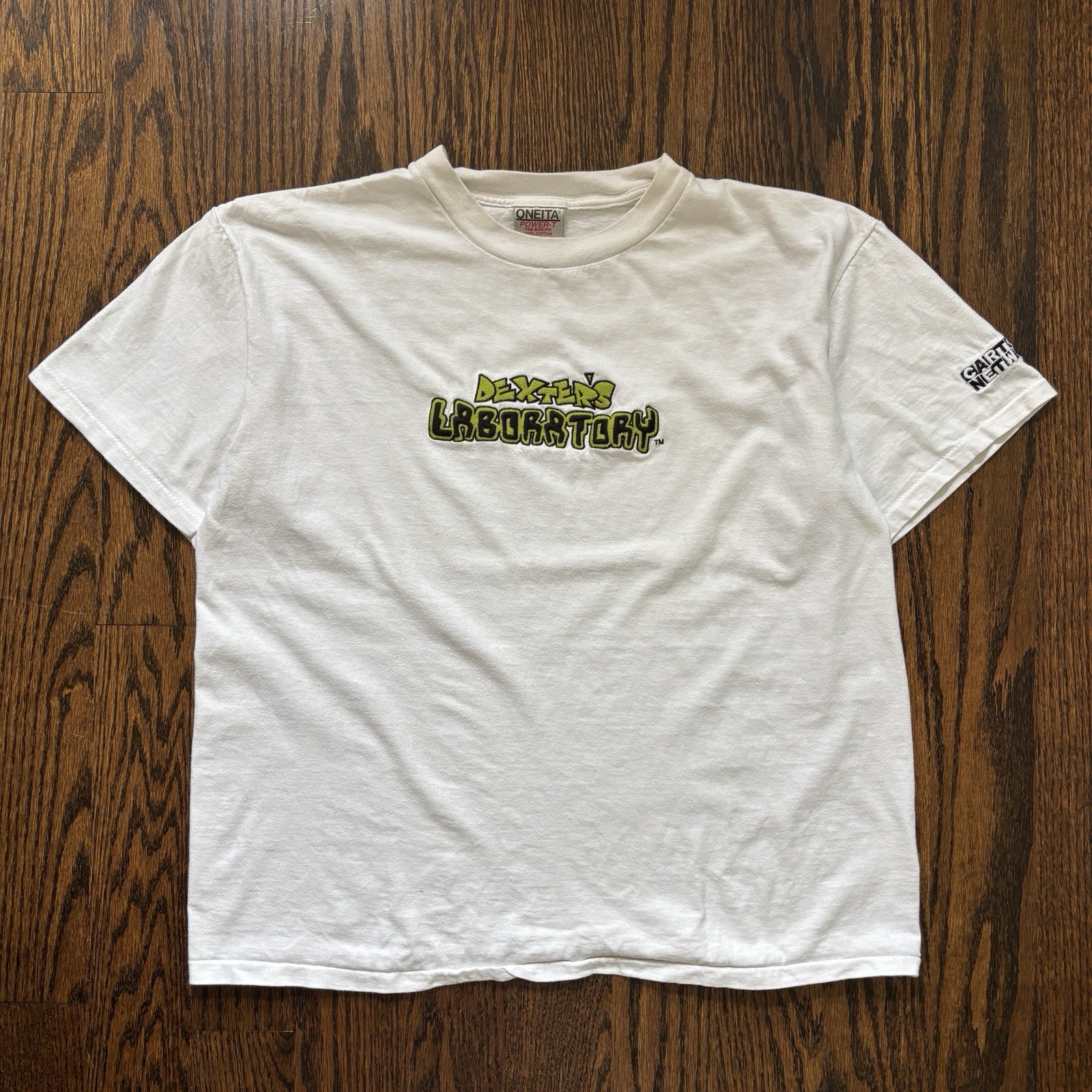 Vtg Style Dexter’s Laboratory Embroidered Shirt XL Cartoon Network 90s Vtg Style Dexter’s Laboratory Embroidered Shirt XL Cartoon Network 90s