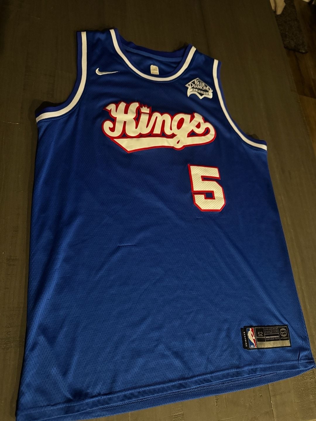 Sacramento Kings De'Aaron Fox Nike Hardwood Classics Swingman Jersey