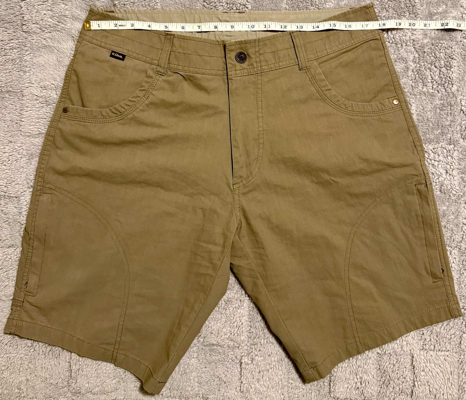 Kühl Ramblr™ Shorts 34 x 10 Khaki Überkühl Stretch Fabric w/ 8 Pockets & UPF 50+ Kühl Ramblr™ Shorts 34 x 10 Khaki Überkühl Stretch Fabric w/ 8 Pockets & UPF 50+