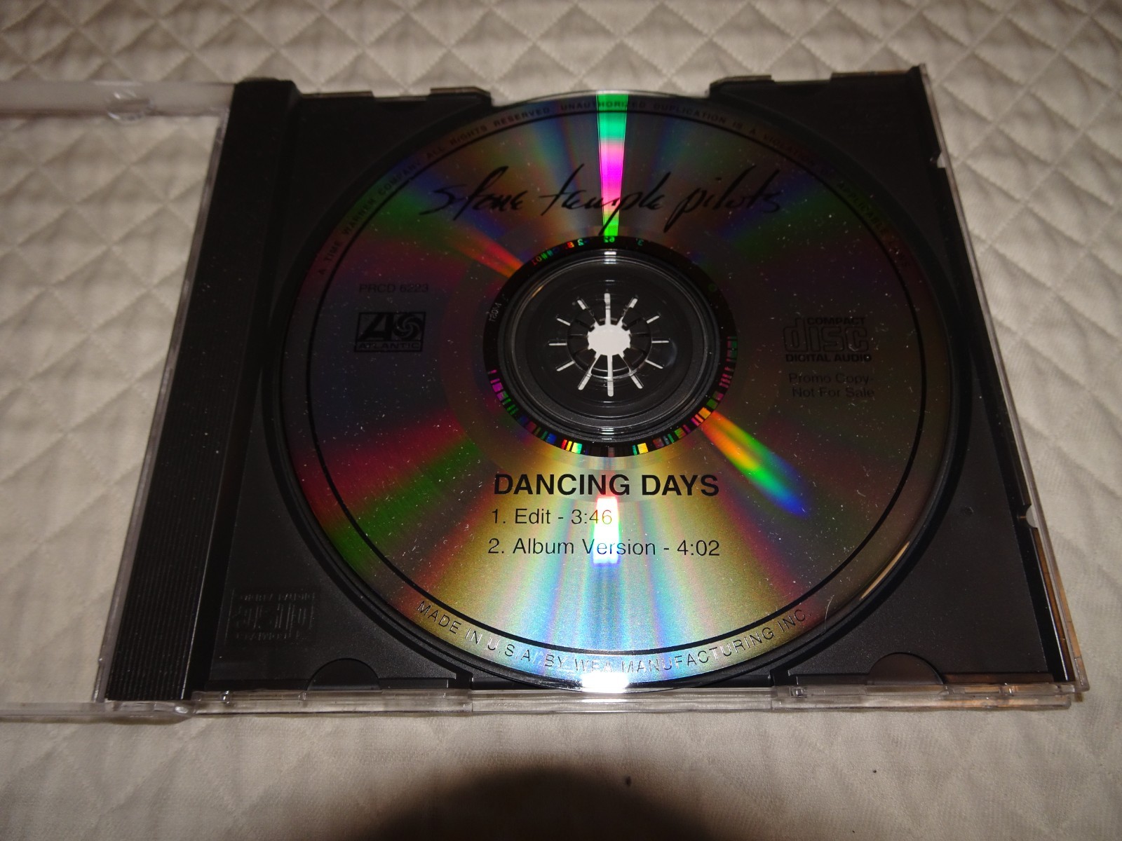 Stone Temple Pilots dancing days promo cd Stone Temple Pilots dancing days promo cd