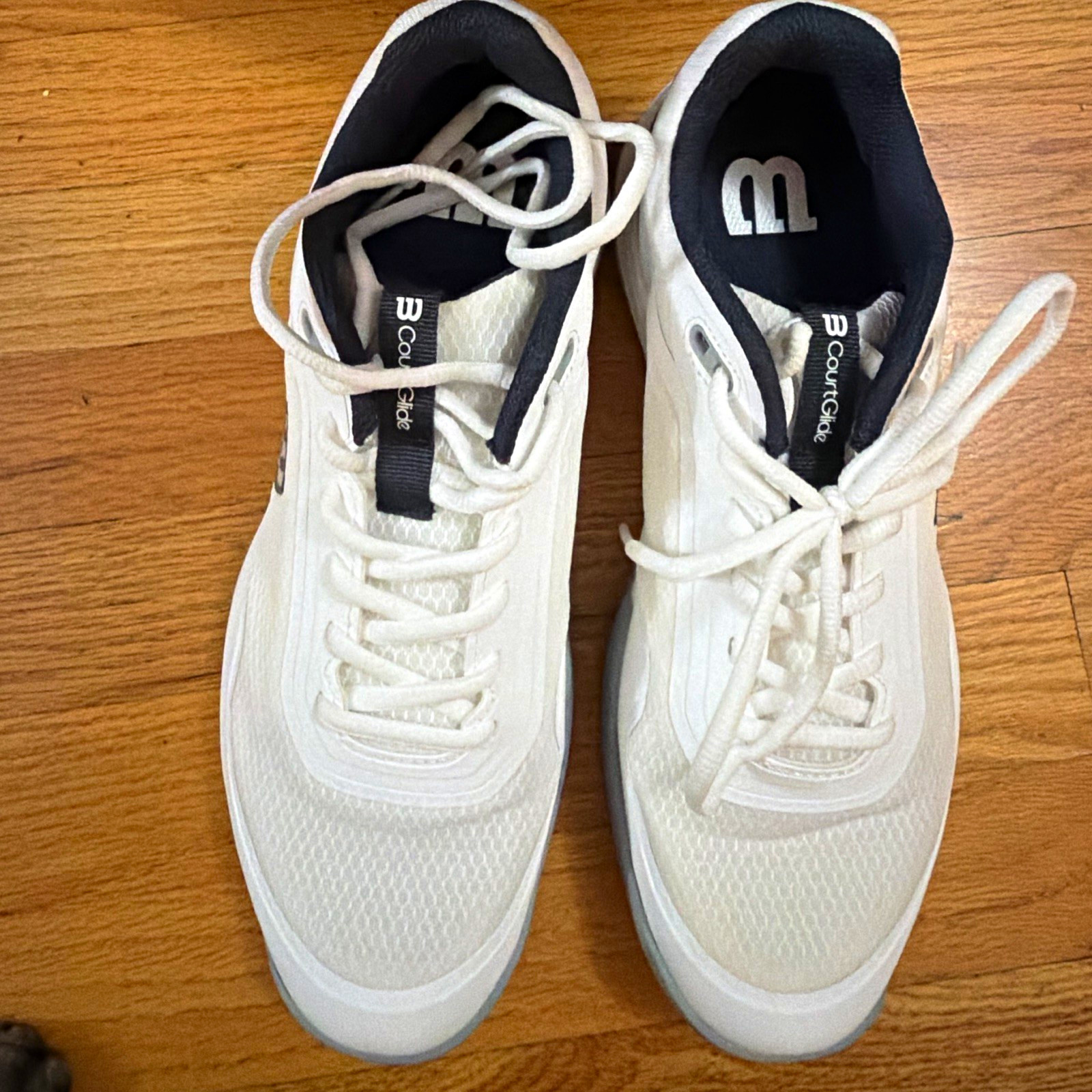 Wilson CourtGlide Tennis Shoes White/Black/Gray US mens 8.5 Medium Width euro 42 Wilson CourtGlide Tennis Shoes White/Black/Gray US mens 8.5 Medium Width euro 42
