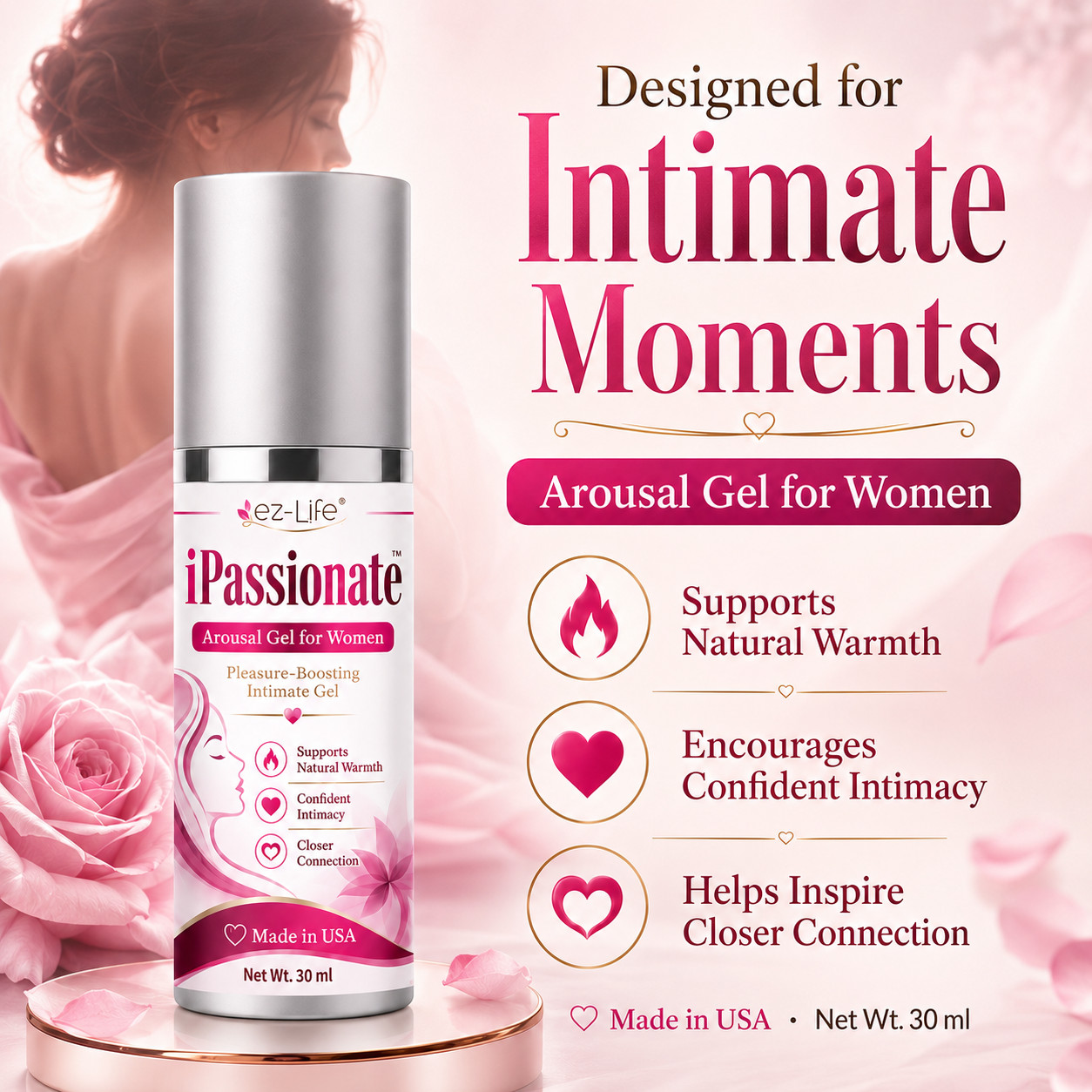 Female Sexual Stimulating Gel, Pleasure Arousal Gel Elevates Intimate Experience