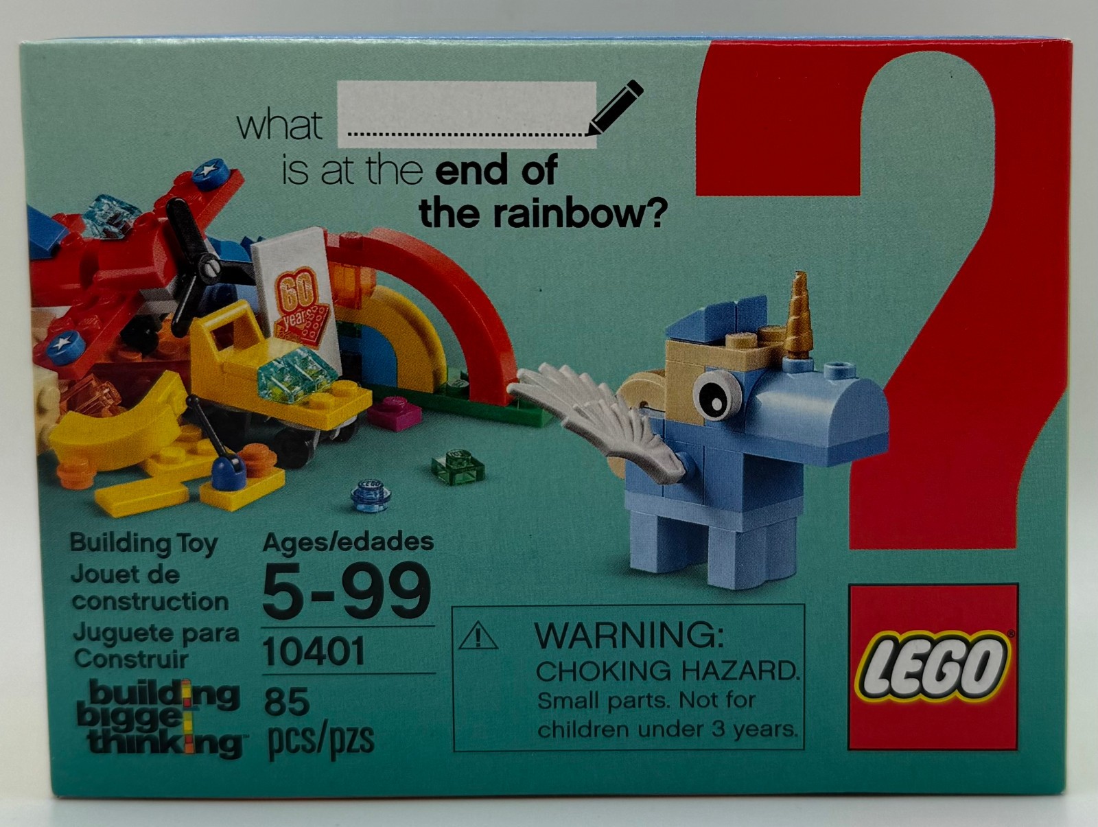 LEGO Classic 60th Anniversary: #10401 Rainbow Fun New Sealed Retired 2018