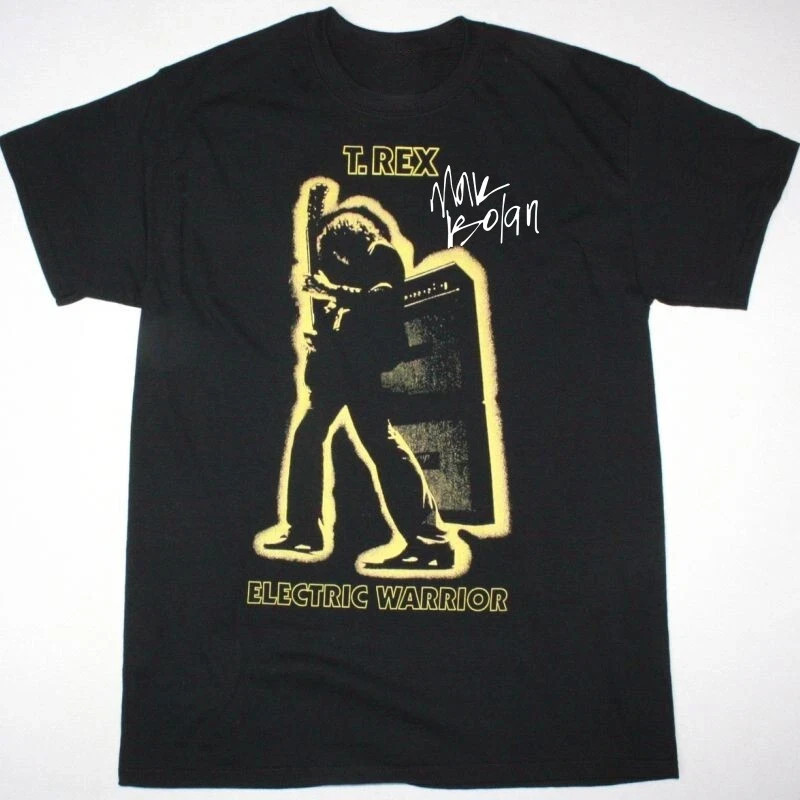 Vtg T REX ELECTRIC WARRIOR Heavy Black T Shirt Unisex Available in S to 5XL