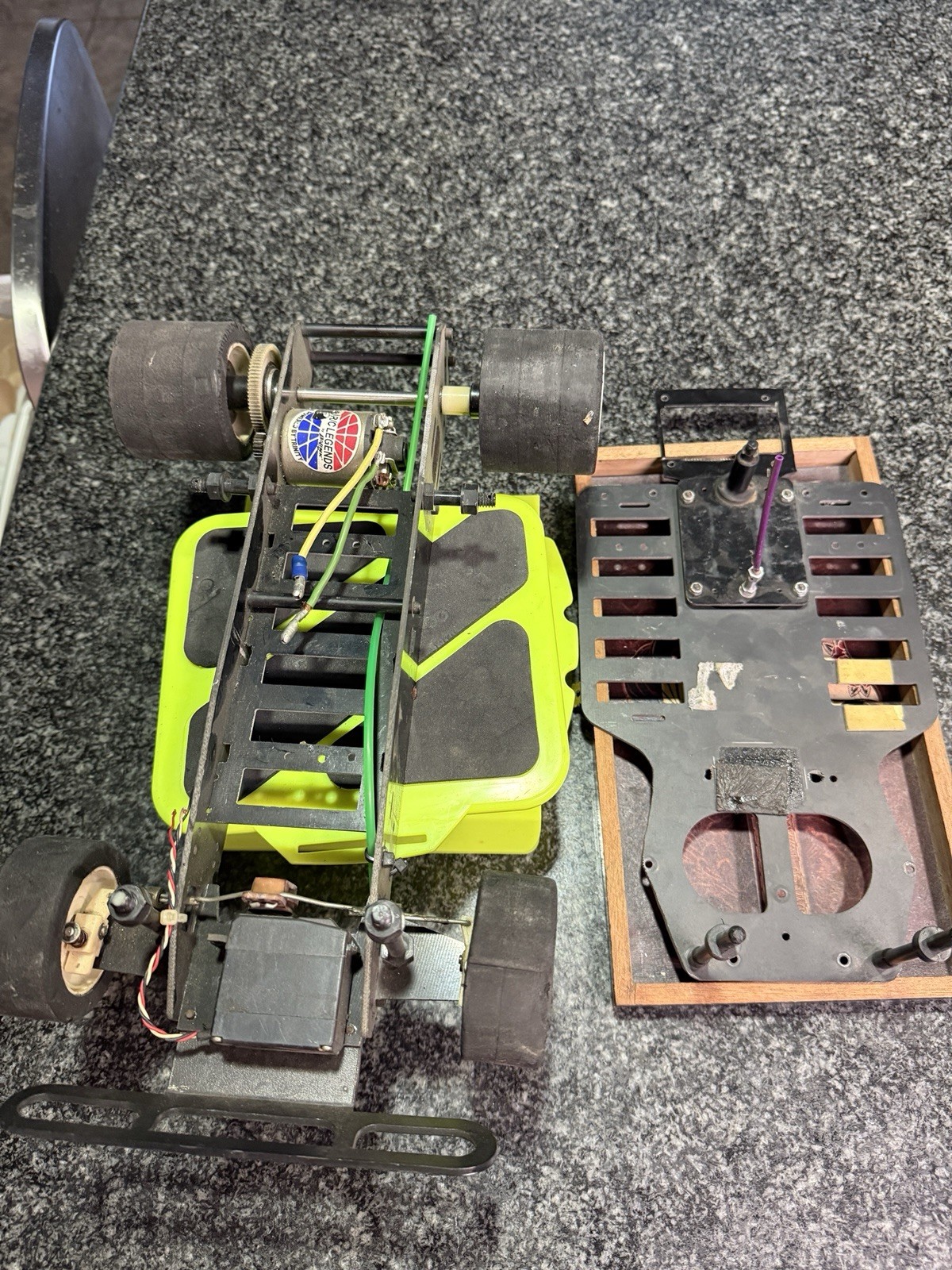 (2) Lot Vintage Bolink Legends / Eliminator Roller / Chassis