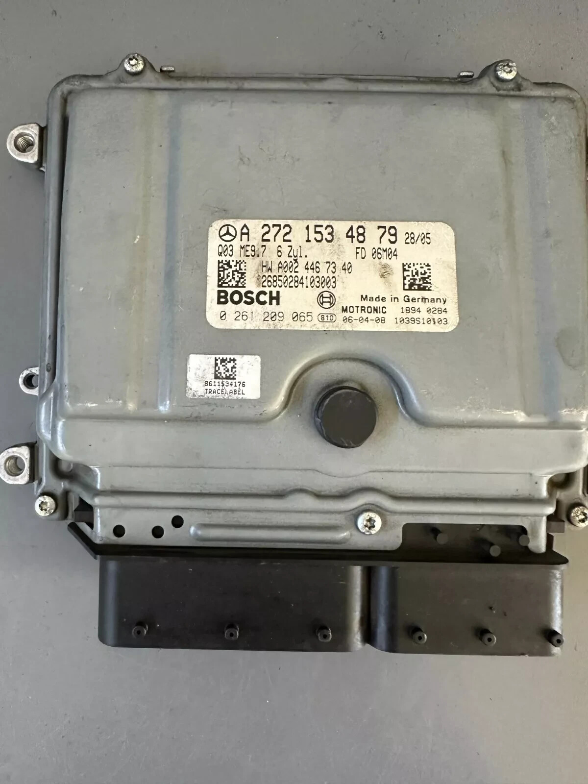 MERCEDES-BENZ 2006-2009 E350 ECU ECM ENGINE COMPUTER ME9.7  A 2721534879