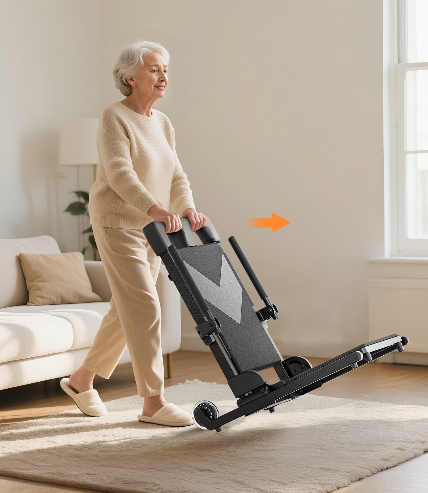 VOCIC Electric Floor Lift Patient Transfer Chair Fall Assist 350lbs AX25 VOCIC Electric Floor Lift Patient Transfer Chair Fall Assist 350lbs AX25