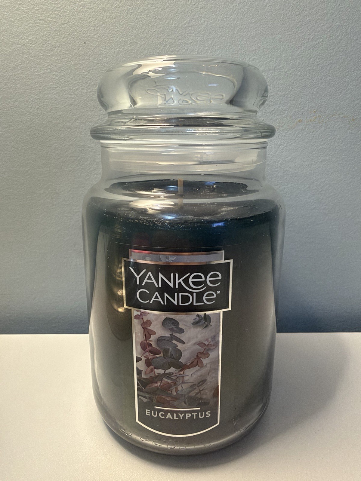 Yankee Candle Eucalyptus Large Jar - Vintage Label  - NEW - Retired Scent 