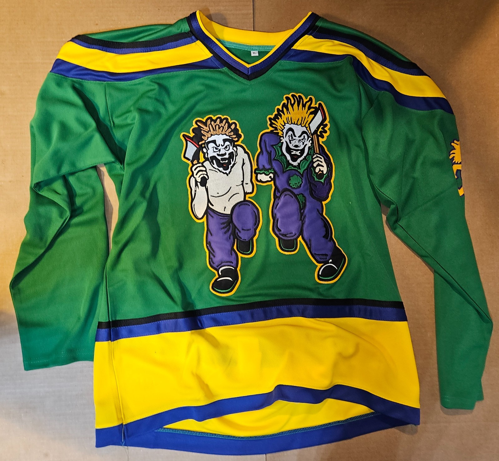 Insane Clown Posse Embroidered Hockey Jersey Size XL Psychopathic Records ICP