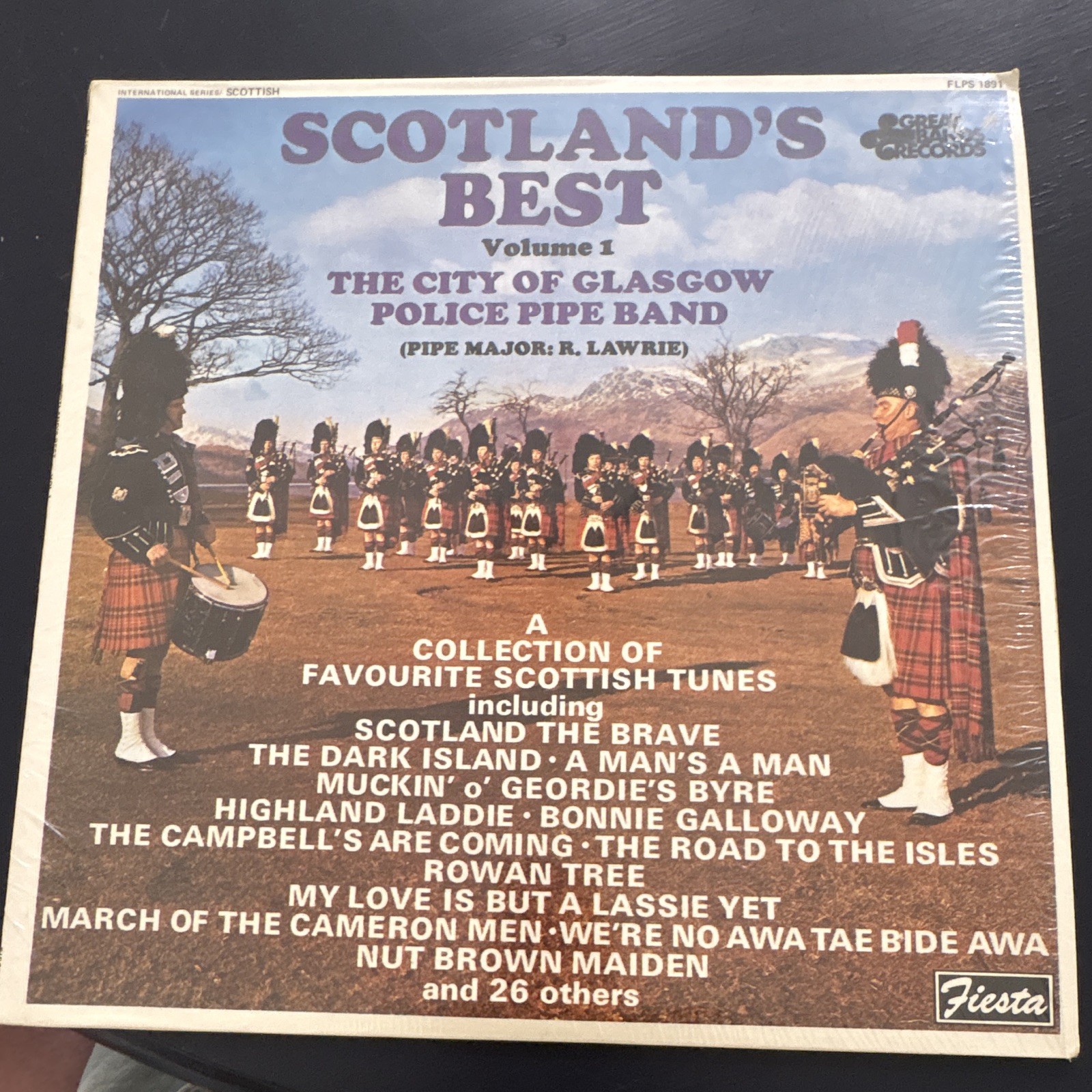 The City of Glasgow Police Pipe Band Scotland's Best 1 Fiesta LP FLPS 1891 The City of Glasgow Police Pipe Band Scotland's Best 1 Fiesta LP FLPS 1891