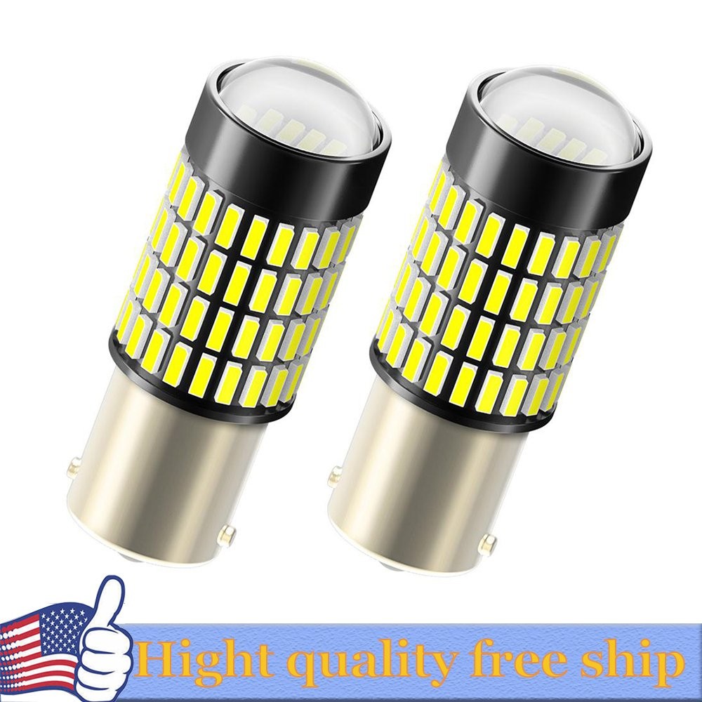 1/2set AUXITO 1156 7506 Power High Reverse LED Light Back Up Bulb 6000K 2800LM